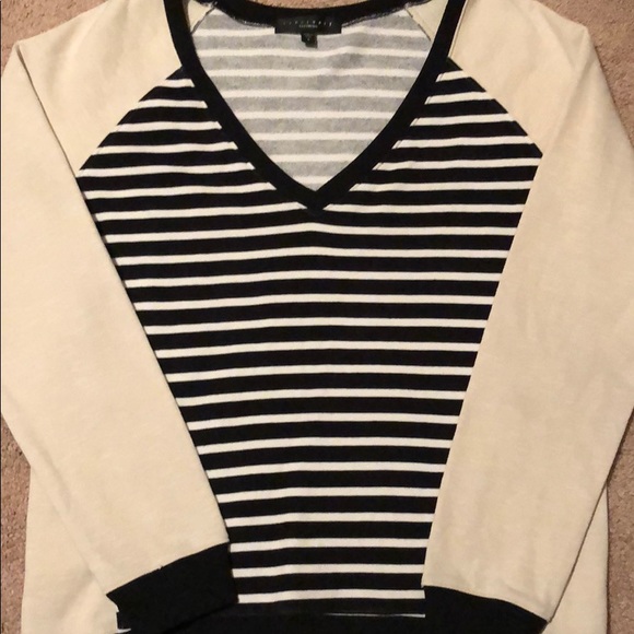 Sanctuary Tops - Sanctuary Clothing black/cream sweatshirt